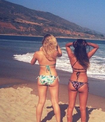 Courtney Miller  and Olivia Sui amazing asses