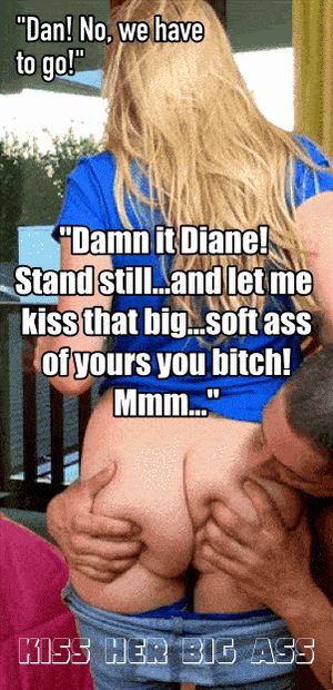 Groping her big soft ass