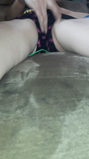 Wife rubbing herself...