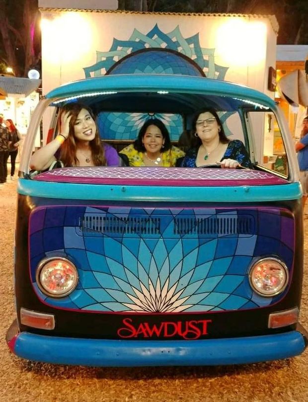 Wife with friends