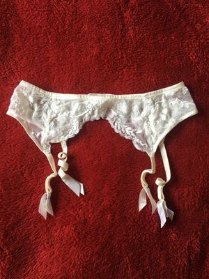 Recent suspender belt pre worn item purchase .need some white knicks and stockings now