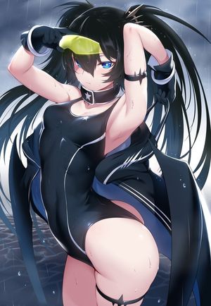 black rock shooter water drop black rock shooter (character) m-da s-tarou high resolution