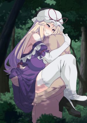 hentai, Animated gif, Touhou Project, Yukari Yakumo