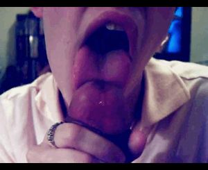 Precum from co-worker blowjob