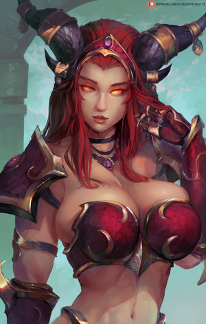 alexstrasza by Cutesexyrobutts