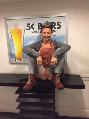 Ripped leggings display