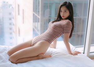 highcut swimsuit asian model