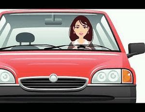 Futa masterbating in her car