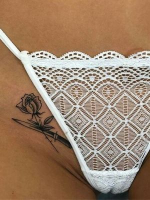 The knife, rose and panty!