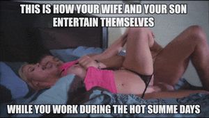 How ur wife and ur son spend their time while u're working
