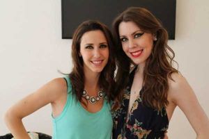 Sister on the left wants to eat her sister's creampie