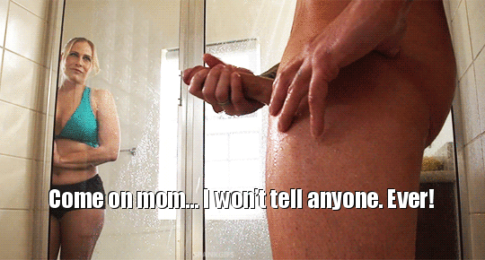 Watching son in shower