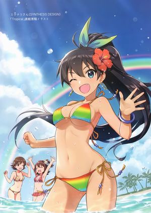 ganaha hibiki, honda mio, and kasuga mirai (idolmaster cinderella gurls and etc) drawn by morikura en