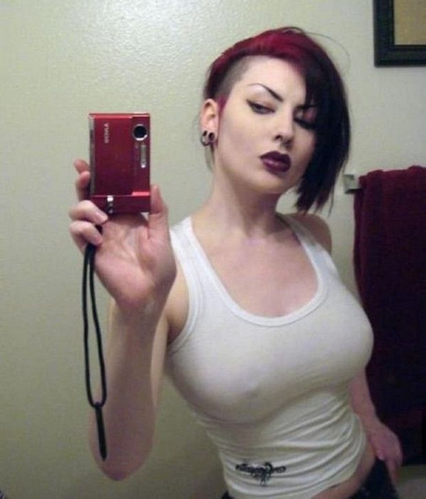 Big tittied goth