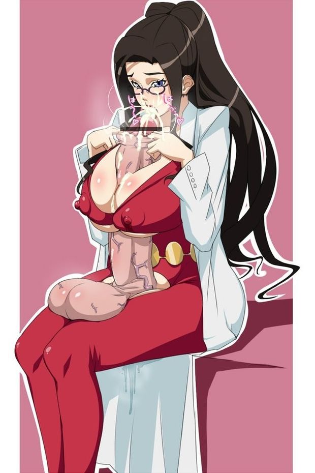 Futa babe autofellatio titfuck