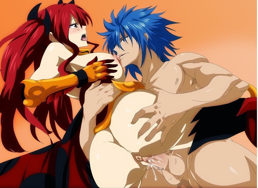 Jellal having some fun with Erza