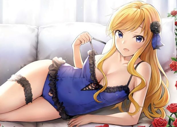 Covered up cute hentai.