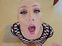 aj applegate swallowing cum