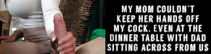 Handjobs at the dinner table