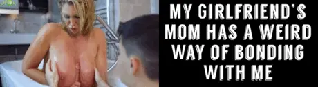 Bath time with girlfriends mommy