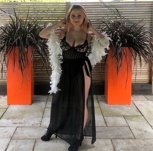 Busty slut wears this to her birthday party