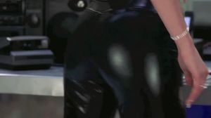 Kathleen robinsons sexy latex ass spanked!