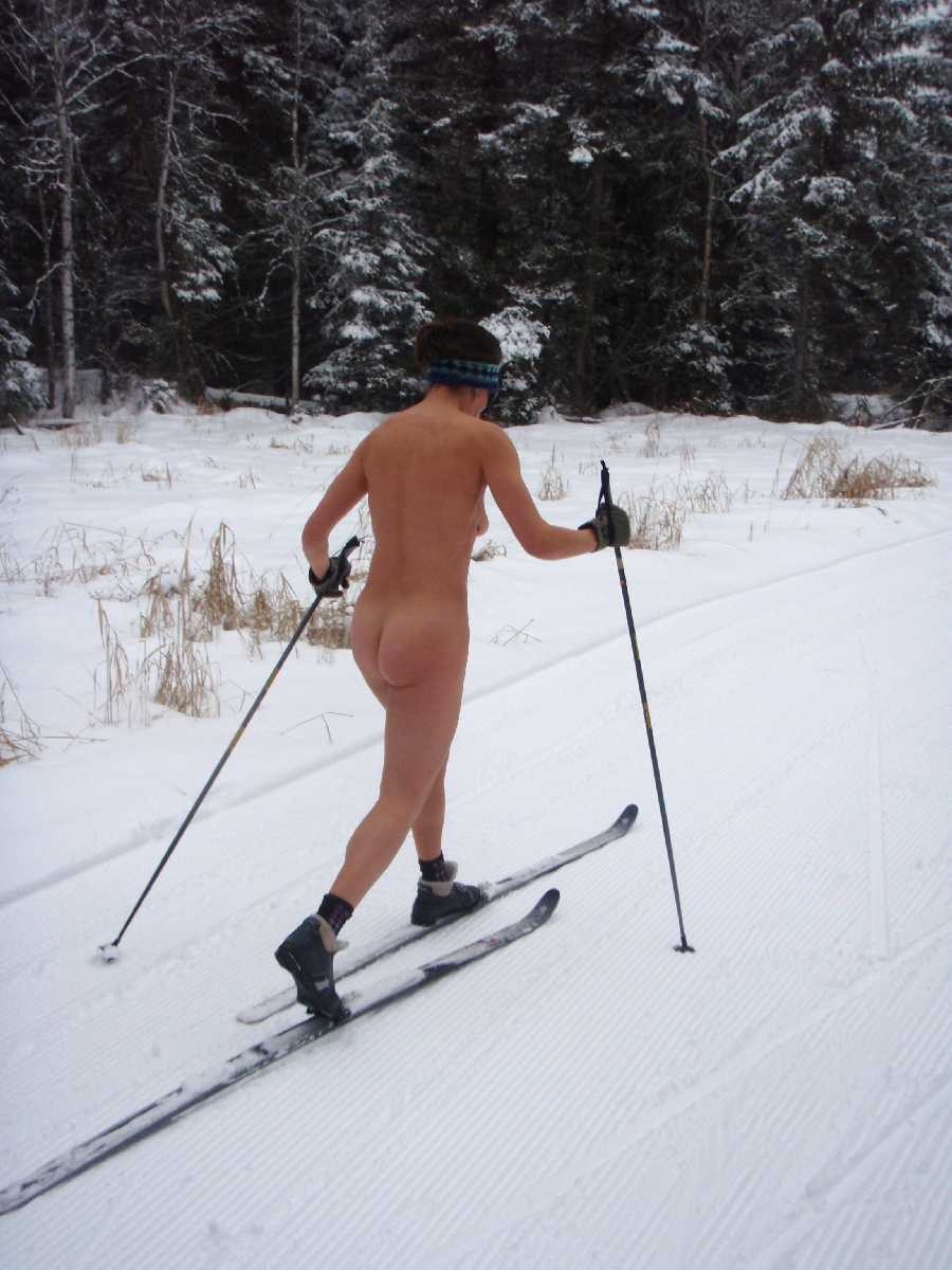skiing