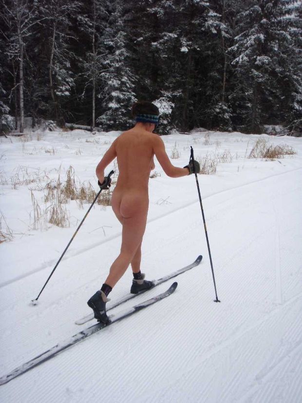 skiing
