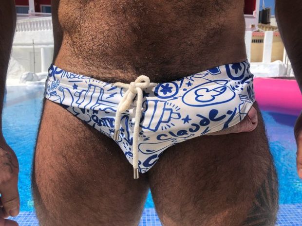 throbbing through that swimsuit