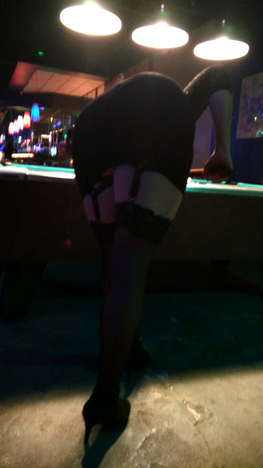 wife chose three random guys to tease and play against ( i was one )