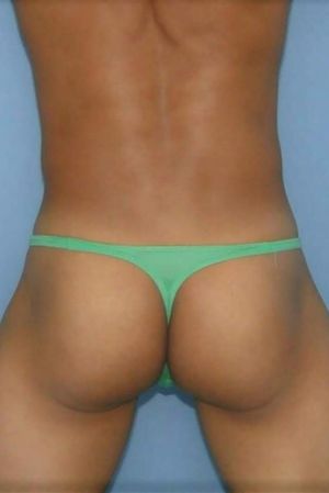 Ass in green thongs