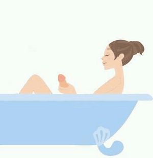 Futa masterbating in the tub #1