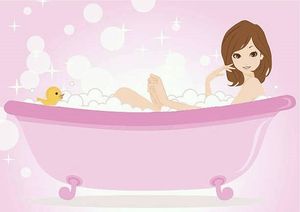 Futa masterbating in the tub #2