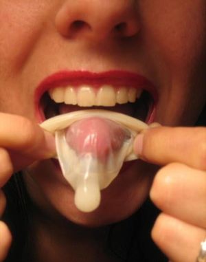 Condom Sucking