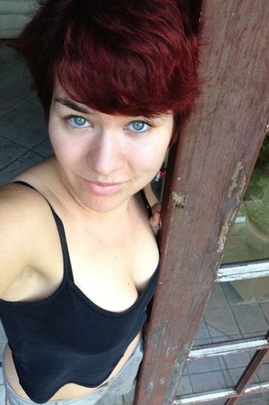 Looking down while looking up