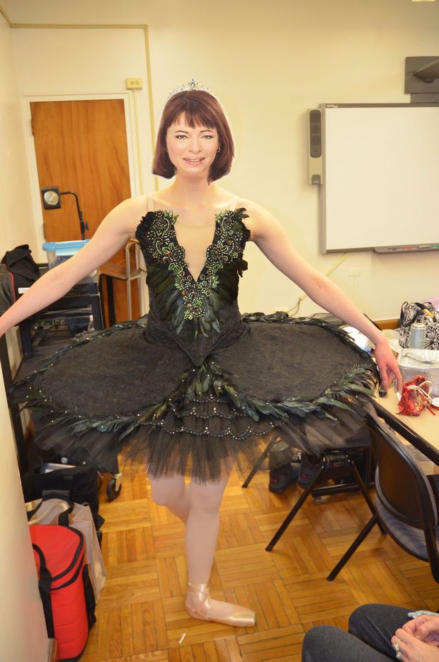 standing ballerina