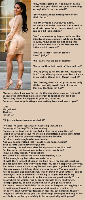 I wonder what she'll be doing that night