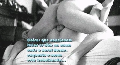 Enquanto o corno trabalha, ela trás outro homem pra dentro de casa e trai na cama do casal.