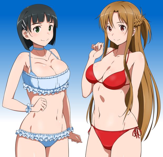 sword art online asuna (sao) kirigaya suguha puge