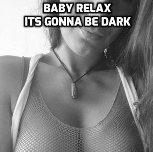 I'm not talking about the lights babe..I'm talking about his cock