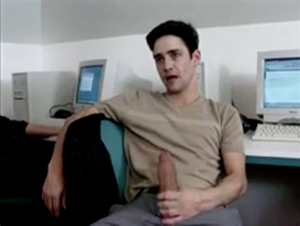 Taking his hard cock out in class is such a thrill