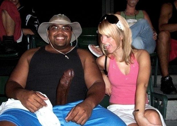 White MILF is shocked when he pulls out his big fat black cock