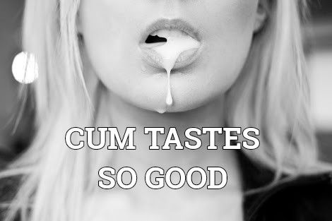 Blonde Cum Tastes So Good Sissy Caption