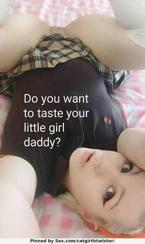 Teasing her daddy