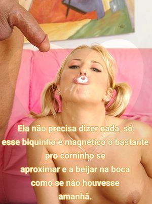 Ela trai, mas ela quer beijar o corno... Com a boca esporrada de outro.