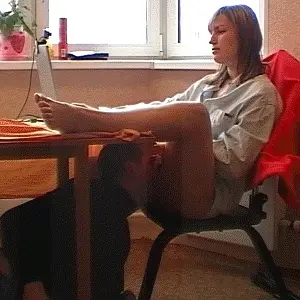 Yes, he’s cleaning me right now...