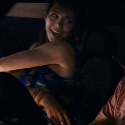 Pulling top off in car