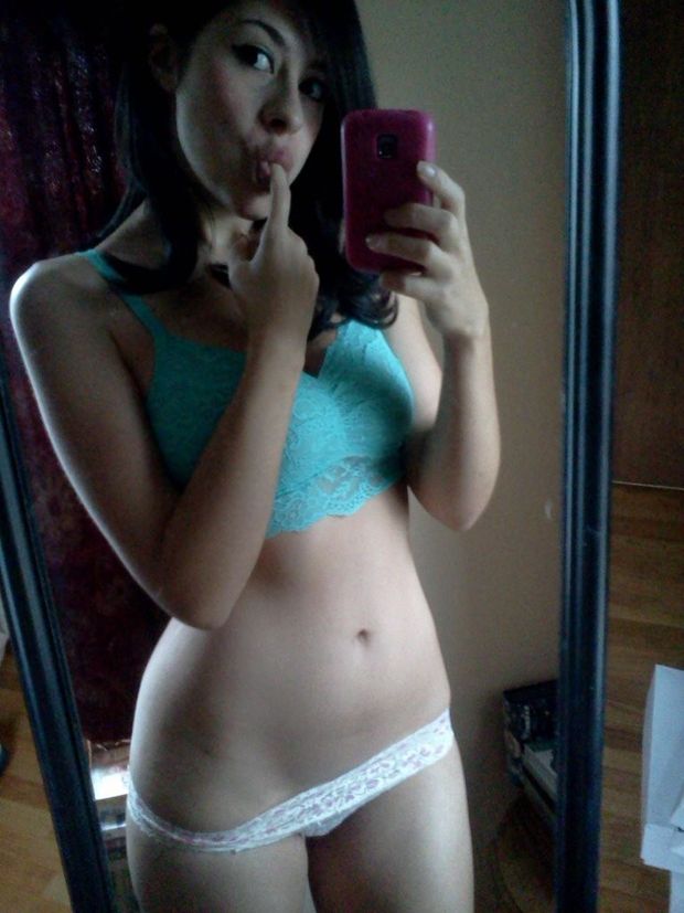 myfappingstation2: Blue Bra Selfie 01c