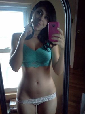 myfappingstation2: Blue Bra Selfie 01b