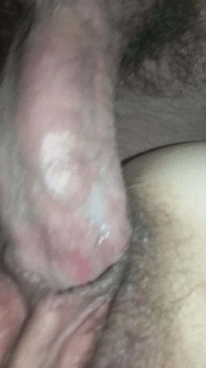 She came all over his dick